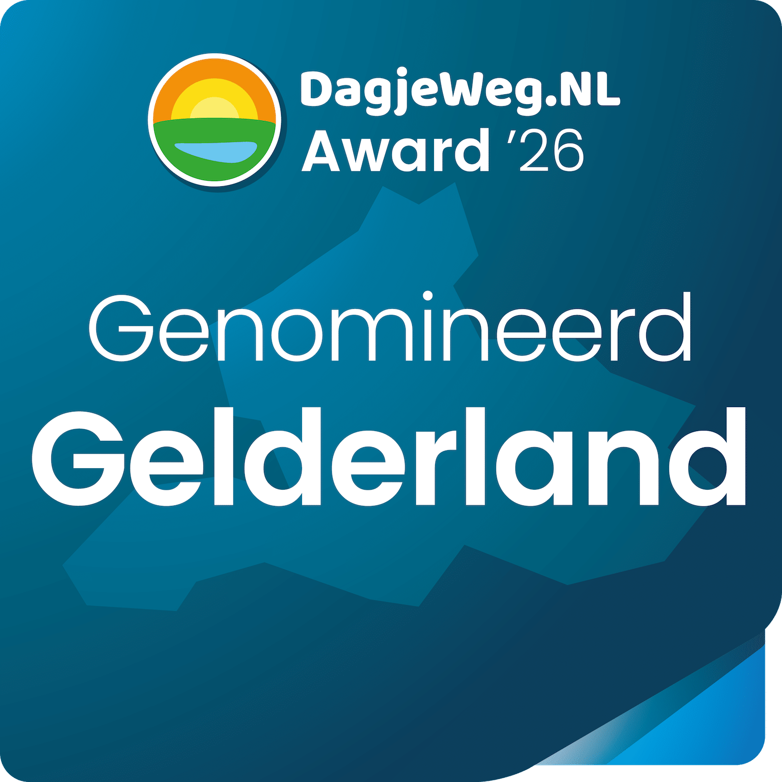 Genomineerd leukste dagjeweg Gelderland 2026